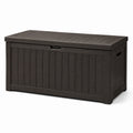 Coffre de rangement en plastique 120x45x60cm noir