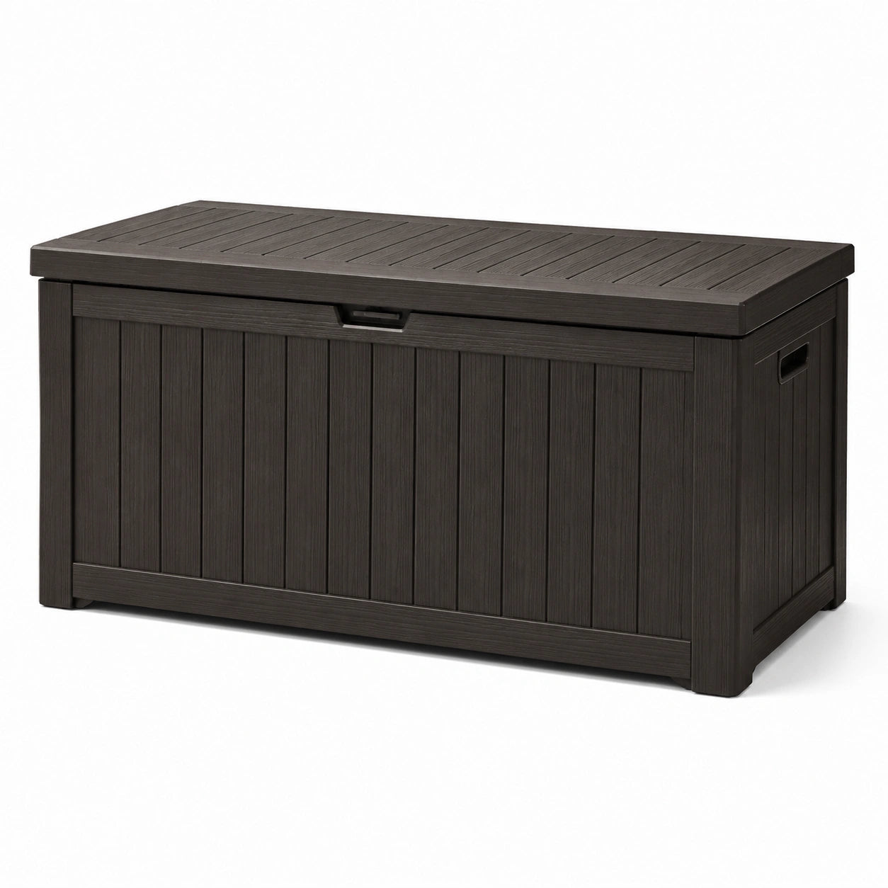 Coffre de rangement en plastique 120x45x60cm noir
