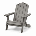 Chaise Adirondack en bois composite gris
