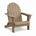 Fauteuil Adirondack en bois composite chêne clair