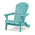 Chaise Adirondack en bois composite turquoise